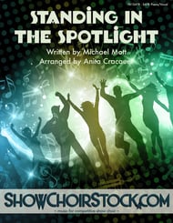 Standing in the Spotlight SATB choral sheet music cover Thumbnail